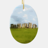 Stonehenge Stone Circle Monument Keramikornament (Hinten)