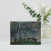 Stonehenge Storm Postkarte (Stehend Vorderseite)