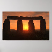 Stonehenge Sunrise Poster (Vorne)