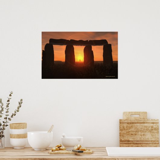 Stonehenge Sunrise Poster (Küche)