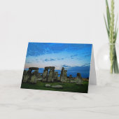 Stonehenge Sunset Karte (Vorderseite)