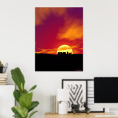 Stonehenge Sunset Poster (Heimbüro)