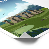 Stonehenge Travel Poster (Ecke)