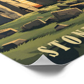 Stonehenge Vereinigtes Königreich Poster (Ecke)