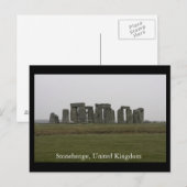 Stonehenge, Vereinigtes Königreich Postkarte (Vorne/Hinten)