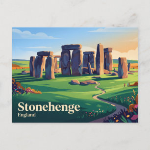 Stonehenge Vereinigtes Königreich Postkarte