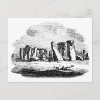 Stonehenge Vintage Kunst Postkarte