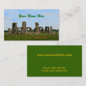 Stonehenge Visitenkarte (Vorne/Hinten)