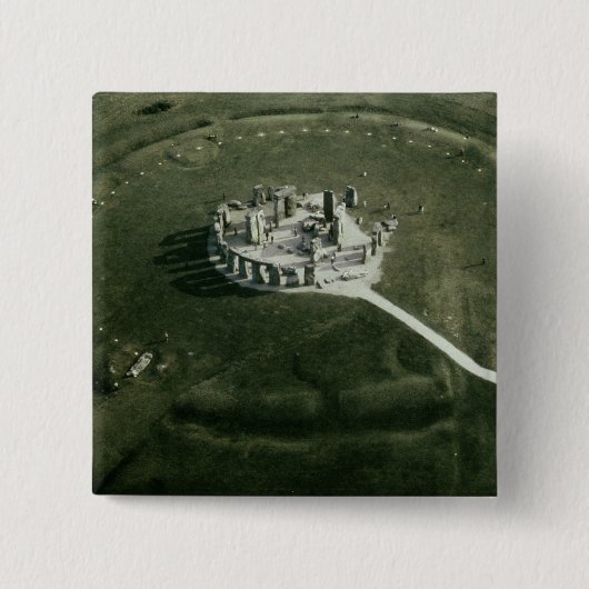 Stonehenge von der Luft Button (Vorderseite)