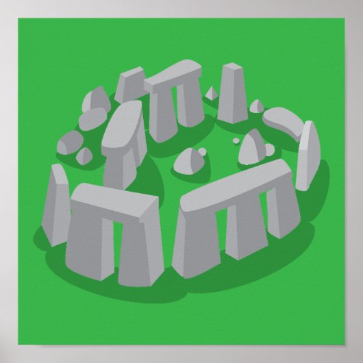 Stonehenge von England Poster (Vorne)