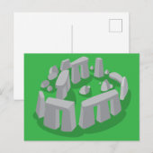 Stonehenge von England Postkarte (Vorne/Hinten)