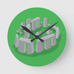Stonehenge von England Runde Wanduhr