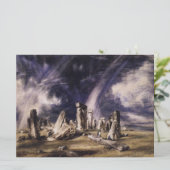 Stonehenge (von John Constable) Karte (Stehend Vorderseite)