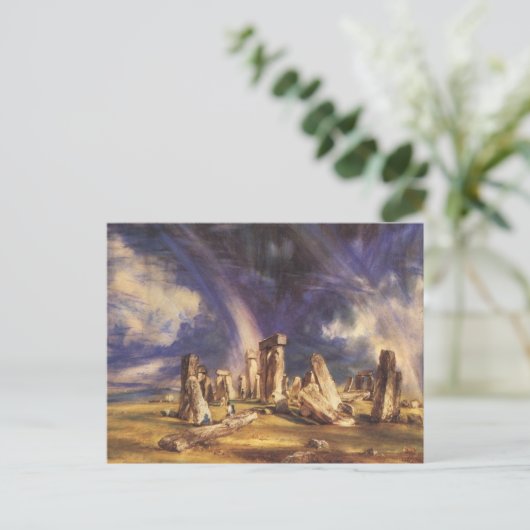 Stonehenge - von: John Constable Postkarte (Stehend Vorderseite)