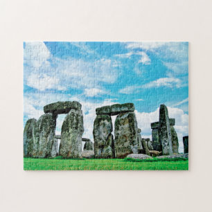 Stonehenge Wahrzeichen Wiltshire England Foto Puzzle