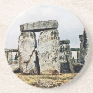 Stonehenge Watercolor Art Untersetzer