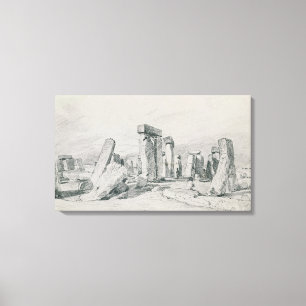 Stonehenge, Wiltshire, 1820 (Zeichnen) Leinwanddruck