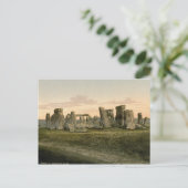 Stonehenge, Wiltshire, England c.1895 Postkarte (Stehend Vorderseite)