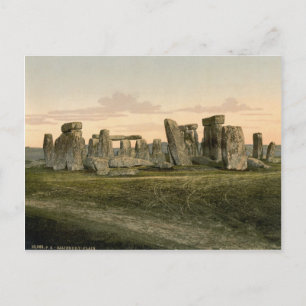 Stonehenge, Wiltshire, England c.1895 Postkarte