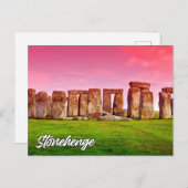 Stonehenge, Wiltshire, England Feiertagspostkarte (Vorne/Hinten)