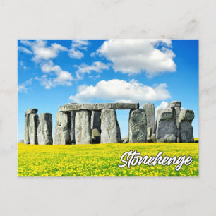 Stonehenge, Wiltshire, England Feiertagspostkarte
