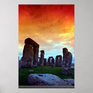 Stonehenge, Wiltshire, England Poster
