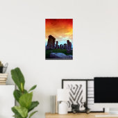 Stonehenge, Wiltshire, England Poster (Heimbüro)