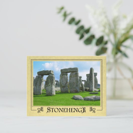 Stonehenge, Wiltshire, England Postkarte (Stehend Vorderseite)