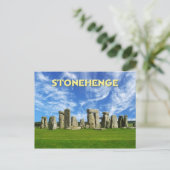 Stonehenge, Wiltshire, England Postkarte (Stehend Vorderseite)