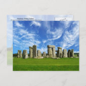 Stonehenge, Wiltshire, England Postkarte (Vorne/Hinten)
