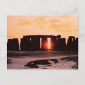 Stonehenge, Wintersolstice Postkarte (Vorderseite)