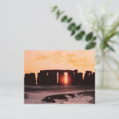 Stonehenge, Wintersolstice Postkarte (Stehend Vorderseite)
