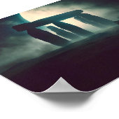 Stonehenge zu Alien Planet Poster (Ecke)