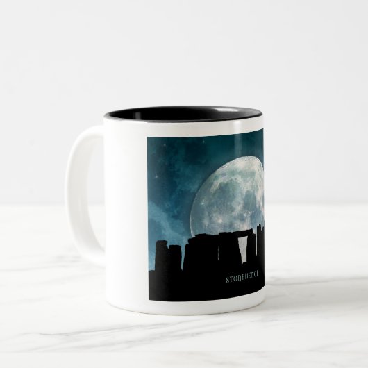 Stonehenge Zweifarbige Tasse (Vorderseite Links)
