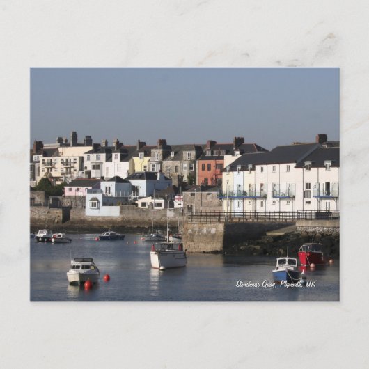 Stonehouse Quay, Postkarte Plymouth (Vorderseite)