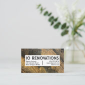 Stonemason Contractor Handyman Coole rustikale Tex Visitenkarte (Stehend Vorderseite)