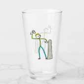 Stonemason Stickman Glas (Rückseite)