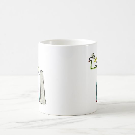 Stonemason Stickman Kaffeetasse (Mittel)