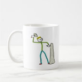 Stonemason Stickman Kaffeetasse (Links)