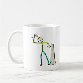 Stonemason Stickman Kaffeetasse