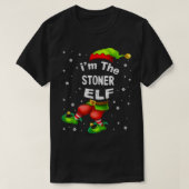 Stoner Elf Matching Family Group Christmas Pajama  T-Shirt (Design vorne)