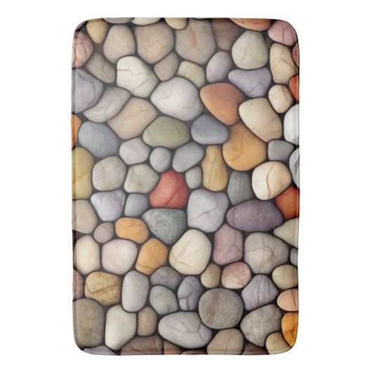 Stones Bath Mat Badematte (Vorderseite Vertikal)