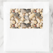 Stones Custom Blank Trendy Elegant Template Rechteckiger Aufkleber (Tasche)