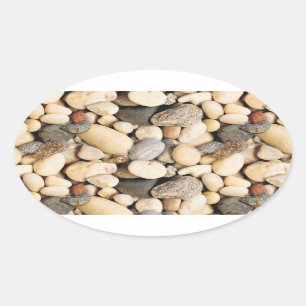 Stones Custom Blank Trendy Nature Template Ovaler Aufkleber
