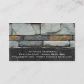 Stones | GEBÄUDE Visitenkarte (Rückseite)