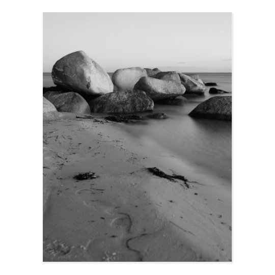 Stones in the sea postkarte