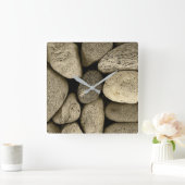 Stones Quadratische Wanduhr (Zuhause)