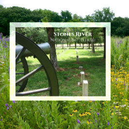 Stones River National Battlefeild and Friedhof, TN Postkarte
