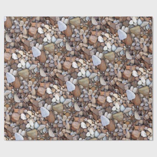 Stones River Rocks Ungewöhnlich Geschenkpapier (Flach)