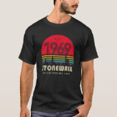 Stonewall 1969 war ein Riot L T-Shirt (Vorderseite)